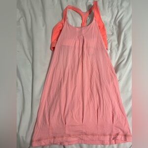 LULULEMON Racerback Scoop Neck Sleeveless Pink Pullover Tank Top Women's Size 6